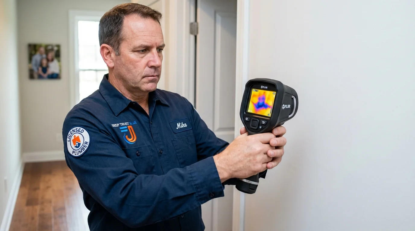 Thermal imaging leak detection by Johns Plumbing LLC in Carrabelle
